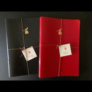Bieffe Handmade in Italy 3-Piece Notebooks (Black)